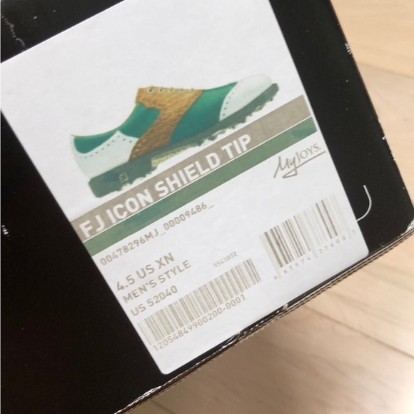 FJ icon shield leather golf shoes 4.5 - Picture 6 of 12